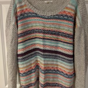 Maurice's multi-colored sweater
